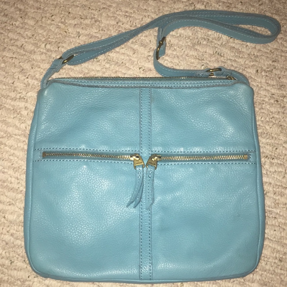 Fossil leather bag